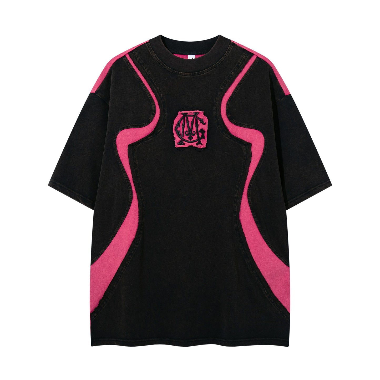 Alien splicing short sleeved shirt