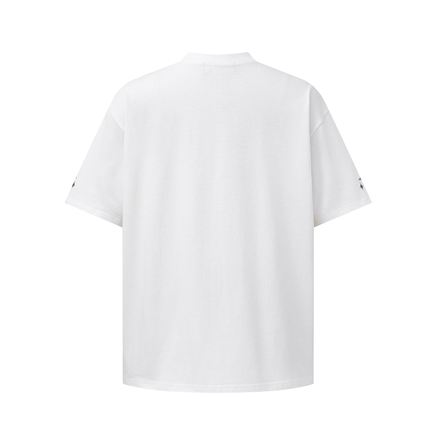 Loose Round Neck Short Sleeve Cartoon KT Cat Print T-Shirt for Women